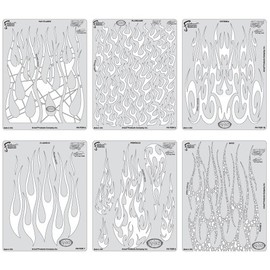 Artool Freehand Airbrush Templates, Flame-O-Rama 2, Mini Series