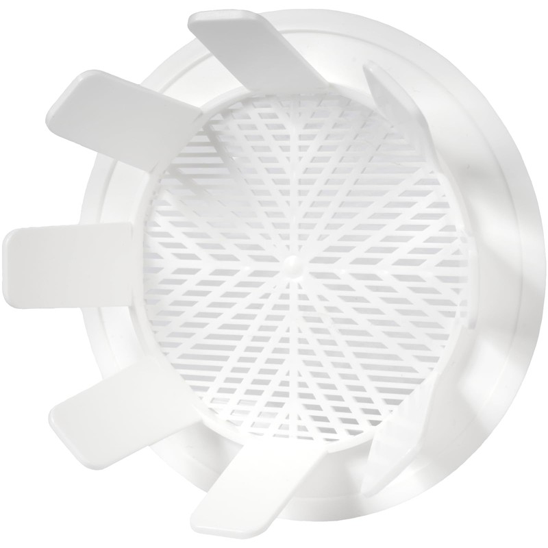 Vent Systems 99mm to 124mm Pack of 2 - White