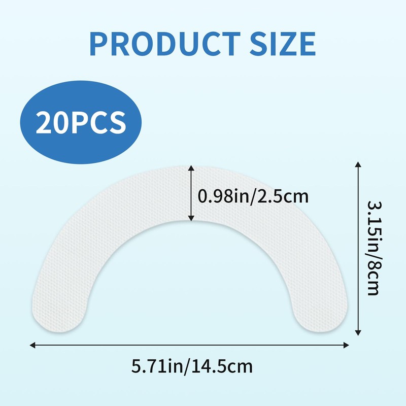 nosgay Ostomy Barrier Strips Elastic Barrier Strips for Colostomy Bags