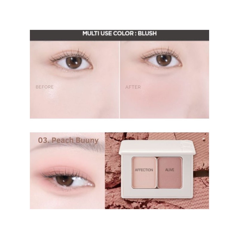 VDL Eyestain Essential Shadow Duo 2g, Color:05 Mauve Affair