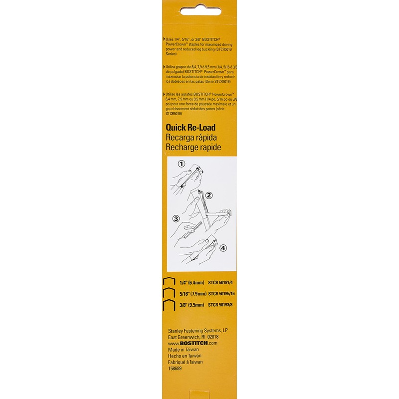 BOSTITCH Hammer Stapler/Tacker, Manual, 1/4-Inch to 3/8-Inch (H30-8)