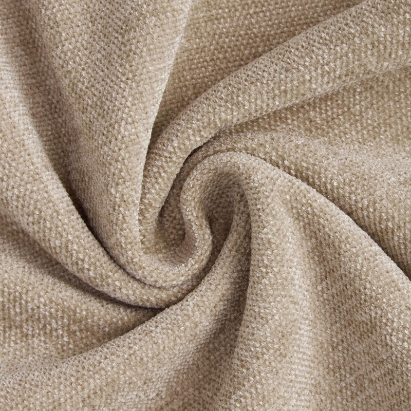 Encasa Chenille Cushion Covers Set of 2 | Sand -