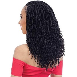 Freetress Braids Synthetic Crochet Braid - 2X SPRING TWIST 12" (TGREY)