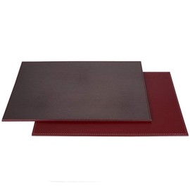 Freeform DUO Place Mat Set Burgundy/Anthracite Metallic 40 x 30 cm Washable Place Mat Washable up to 90 °C Heat Resistant Faux Leather Table Mat Dining Table Mat
