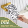 APLusee Brushed Gold Toilet Paper Holder, 304 Stainless Steel Tissue