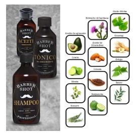 Kit Hidratante De Bergamota Para Cabello Barba Y Bigote