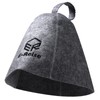 E-Reise Sauna Hat, Felt Fabric, Sauna Cap, Men's, Women's, gray