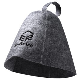 E-Reise Sauna Hat, Felt Fabric, Sauna Cap, Men's, Women's, gray