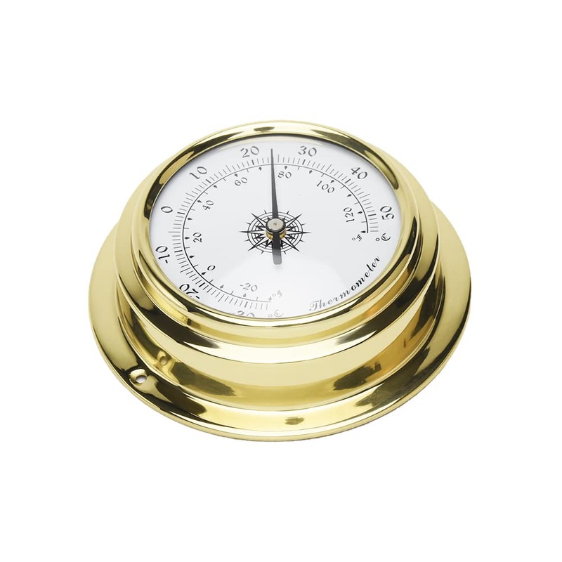 4-Pack Mini Hygrometer Thermometer, Weather Station Set, Portable Marine Wall