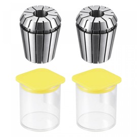sourcing map ER32 Spring Collet, 12mm Chuck for CNC Engraving Machine Lathe Milling 2pcs