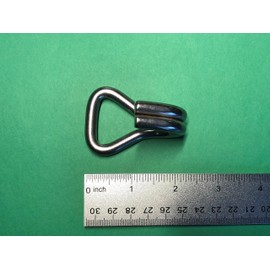 US Stainless Stainless Steel 316 J Hook 1/4" x 2" (7mm x 56mm) Marine Grade
