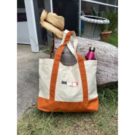 BIC Graphic lot of 10 Eco friendly Reusable Beach Shopping Bags 100% Cotton Heavy Duty Tote