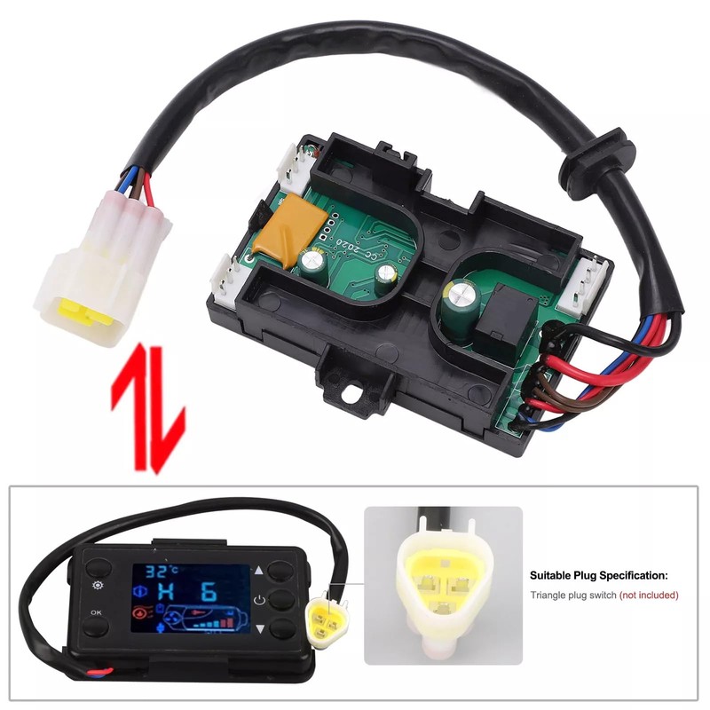BOROCO 5 kW Auxiliary Heater Controller Board, 12 V Car