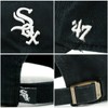 47Brand Low Cap 6 Panel Cleanup Chicago White Sox Black Black