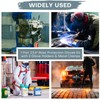 FLKQC Rubber Sandblaster Gloves for Abrasive Blasting with Particles Palm