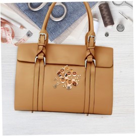 Metal Feet for Bags, Pack of 10 Pocket Feet Floor Nails, 11 mm x 8 mm Pocket Feet, Feet Nailhead, Nailhead, Purse, Handbag, Luggage, Flat Rivets, Rivets, for Bags, Clothes, Belts, Shoes