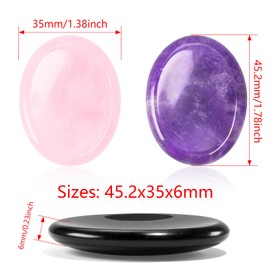 Worry Stones for Anxiety, Worry Stone, Worry Stones Bulk, Palm Stone, Natural Crystals and Healing Stones, Stress Meditation Crystal