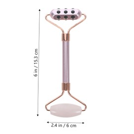 Vaguelly Facial Roller Massager Tool for Skin Tightening and Lifting Stone Massage Roller for Enhanced Absorption of Skincare Products for Anti-aging Treatment and Daily Use
