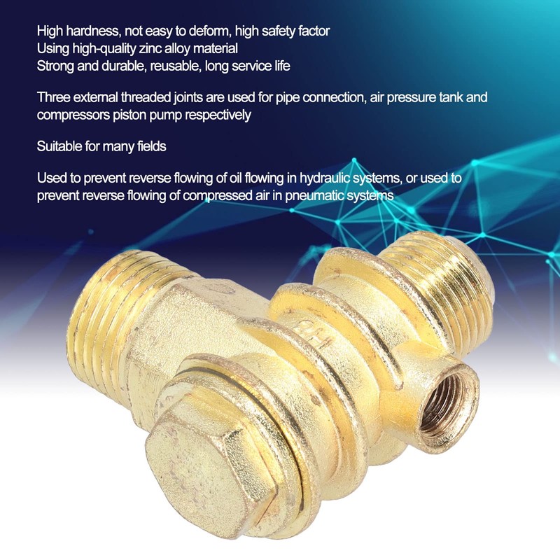 3-way valve, safe check valve for air compressors