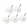 Ciieeo 5pcs Pulley Pu Office Chair Wheels Rubber Chair Casters