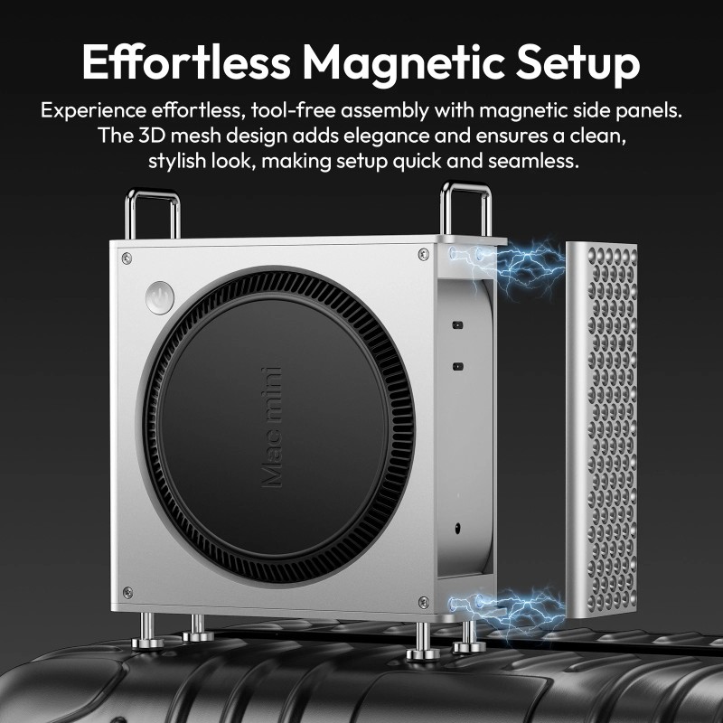 Ulanzi QT01 Aluminum Alloy Case for Mac Mini M4 M4