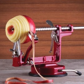 Johnny Apple Peeler Corer Slicer Pie Maker Stainless Blades Roots & Branches NEW