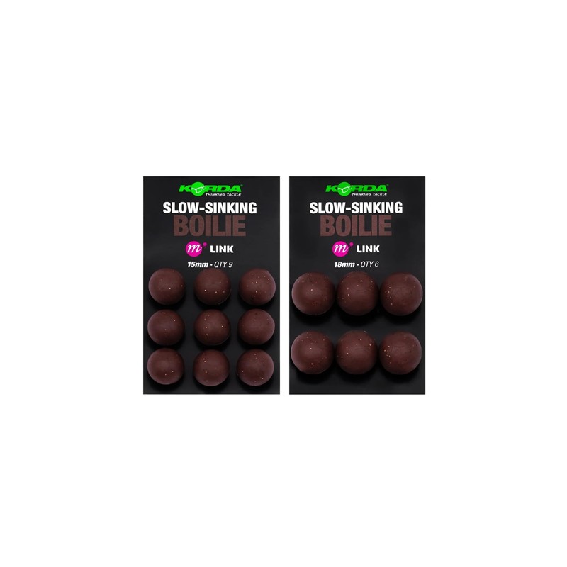 Korda Imitation Slow Sinking Boilie Essential Cell: 15mm