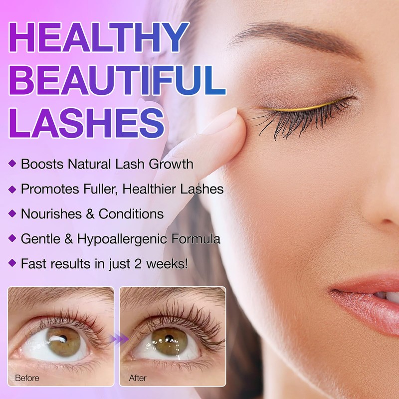 Eyelash Growth Serum, Eyelash Serum for Women, Eye Lash Growth