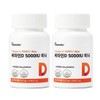 Dietary Supplement Vitamin D Mini Pack Tablets 90 2 Pack for daily wellness routines, capsules powder or sticks, Korean Import, and