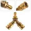 EATAKWARD Pressure Washer Tee, 3/8 Inch Fitting, Splitter Coupler, Quick