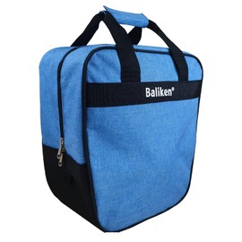 BALIKEN Bowling Single Tote Bag, Durable, Compact and Stylish Easy to Carry Holds One Pair of Bowling Shoes Up to Size 11 Men Shoes