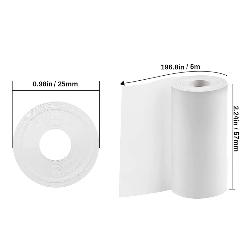 15 Rolls Kids Instant Camera Refill Print Paper,2.2 * 0.98