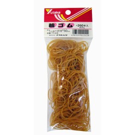 Yutaka Make TT-03 Rubber Bands, 0.04 x 2.0 inches (1 x 50 mm), 260 Pieces