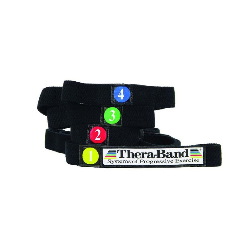TheraBand Widerstandstrainer Stretching Band Schwarz, OneSize