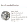 Kozelo 4pcs 623ZZ Ball Bearings 3x10x4mm Chrome Steel Double Shielded