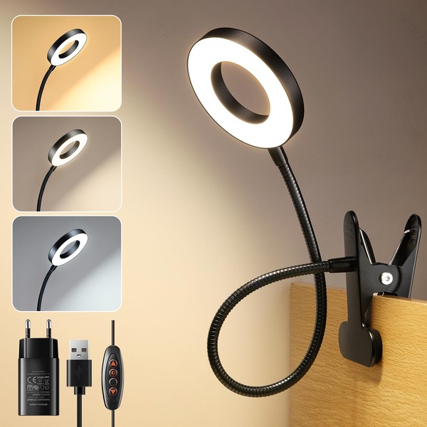 One Fire 48 LED Reading Lamp Bed Dimmable, 3 Modes