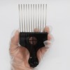 Professional Afro Pick Hair Comb Metal Wide Tooth Hair Cutting
