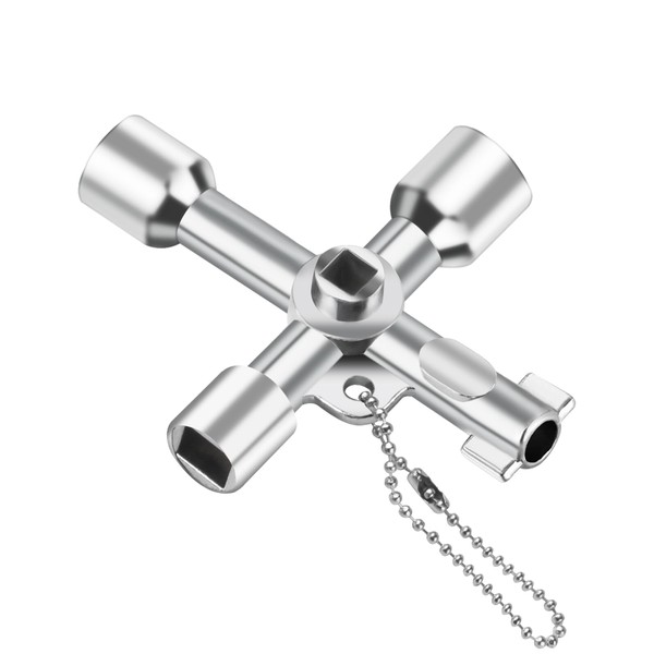 Yeomju 6-Way Square Key Set with Key Ring, Compact and