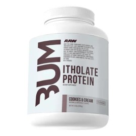 Raw Cbum Itholate Protein Cookies & Cream 76 Serv 5 Lbs Sabor Cookies And Cream