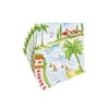 Caspari Mallorca Cocktail Napkins - 20 Per Package