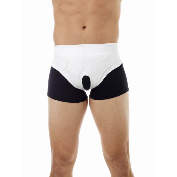 Underworks INGUINAL HERNIA SUPPORT BRACE WITH HOT/COLD THERAPY PADS INCLUDED
