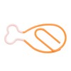 100Pcs Metal Paperclips Cute Chicken Leg Shape Electroplating Rustproof Portable