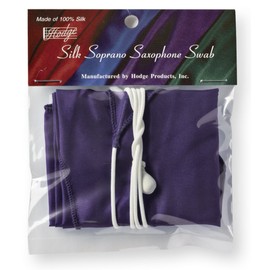 Hodge Silk Soprano Saxophone Swab - Purple