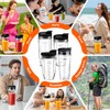 2Pcs Replacement 18oz Blender Cup with Sip Seal Lid for
