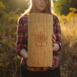 The Living Urn Bio Urn Including a Premium Young Tree of Choice. Grow a Living Tree Memorial from Cremation Ashes