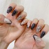 MunNail Chic Black Nail Tips - Lipstick / MunNail 시크블랙