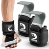 DMoose Weight Lifting Hooks for Heavy Duty Workouts - Color: