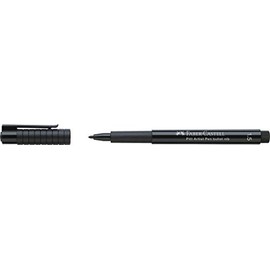 Faber-Castell Art & Graphic Pitt Artist Pen Bullet Nib 1.5 India Ink Pen, Black, Single Pitt Pen, For Art, Craft, Drawing, Sketching, Home, School, University, Colouring