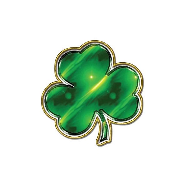 GT Graphics Shamrock - 5" Vinyl Sticker - for Car