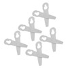 10 Pcs Lawn Mower Metal Blade Replacement Mowing Blade for